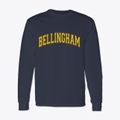 Bellingham Washington Varsity Classic Long Sleeve T-Shirt additional view 1