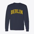 Berlin New Hampshire Varsity Classic Long Sleeve T-Shirt additional view 1