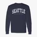 Seattle Washington Urban Vibe Classic Long Sleeve T-Shirt additional view 1