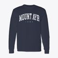 Mount Ayr Iowa Urban Vibe Classic Long Sleeve T-Shirt additional view 1