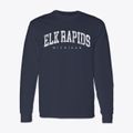 Elk Rapids Michigan Urban Vibe Classic Long Sleeve T-Shirt additional view 1