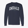 Emerald Wisconsin Urban Vibe Classic Long Sleeve T-Shirt additional view 1