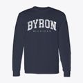 Byron Michigan Urban Vibe Classic Long Sleeve T-Shirt additional view 1