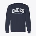 Emden Illinois Urban Vibe Classic Long Sleeve T-Shirt additional view 1