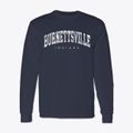 Burnettsville Indiana Urban Vibe Classic Long Sleeve T-Shirt additional view 1