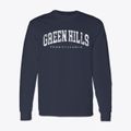 Green Hills Pennsylvania Urban Vibe Classic Long Sleeve T-Shirt additional view 1