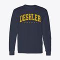 Deshler Nebraska Urban Vibe Classic Long Sleeve T-Shirt additional view 1