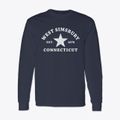 West Simsbury Connecticut Star Classic Long Sleeve T-Shirt additional view 1