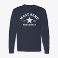 West Bend Wisconsin Star Classic Long Sleeve T-Shirt additional view 1