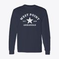West Point Arkansas Star Classic Long Sleeve T-Shirt additional view 1