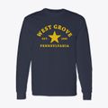 West Grove Pennsylvania Star Classic Long Sleeve T-Shirt additional view 1