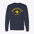 Hayesville Ohio Star Classic Long Sleeve T-Shirt additional view 1