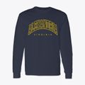 Alexandria Virginia Inline Classic Long Sleeve T-Shirt additional view 1