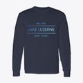 Lake Luzerne New York Horizon Classic Long Sleeve T-Shirt additional view 1