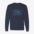 Peru Massachusetts Horizon Classic Long Sleeve T-Shirt additional product view 1