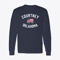 Courtney Oklahoma Patriot Classic Long Sleeve T-Shirt additional view 1