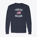 Tobias Oregon Patriot Classic Long Sleeve T-Shirt additional view 1