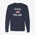 Texas New York Patriot Classic Long Sleeve T-Shirt additional view 1