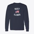 Rust Illinois Patriot Classic Long Sleeve T-Shirt additional view 1