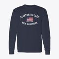 Clinton Village New Hampshire Patriot Classic Long Sleeve T-Shirt additional view 1