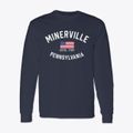 Minerville Pennsylvania Patriot Classic Long Sleeve T-Shirt additional view 1