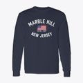 Marble Hill New Jersey Patriot Classic Long Sleeve T-Shirt additional view 1