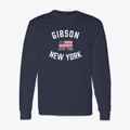 Gibson New York Patriot Classic Long Sleeve T-Shirt additional view 1