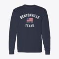 Bentonville Texas Patriot Classic Long Sleeve T-Shirt additional view 1