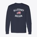 Allegany Oregon Patriot Classic Long Sleeve T-Shirt additional view 1