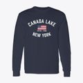 Canada Lake New York Patriot Classic Long Sleeve T-Shirt additional view 1