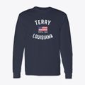 Terry Louisiana Patriot Classic Long Sleeve T-Shirt additional view 1