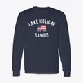Lake Holiday Illinois Patriot Classic Long Sleeve T-Shirt additional view 1