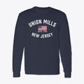 Union Mills New Jersey Patriot Classic Long Sleeve T-Shirt additional view 1