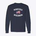 Minocqua Wisconsin Patriot Classic Long Sleeve T-Shirt additional view 1