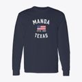 Manda Texas Patriot Classic Long Sleeve T-Shirt additional product view 1
