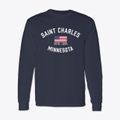 St. Charles Minnesota Patriot Classic Long Sleeve T-Shirt additional product view 1