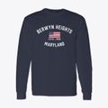 Berwyn Heights Maryland Patriot Classic Long Sleeve T-Shirt additional view 1