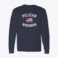Pelican Wisconsin Patriot Classic Long Sleeve T-Shirt additional view 1
