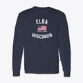 Elba Wisconsin Patriot Classic Long Sleeve T-Shirt additional view 1