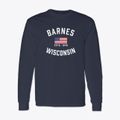 Barnes Wisconsin Patriot Classic Long Sleeve T-Shirt additional product view 1