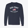 High Point North Carolina Patriot Classic Long Sleeve T-Shirt additional view 1
