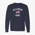 Alleman Iowa Patriot Classic Long Sleeve T-Shirt additional view 1