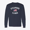 Sycamore Illinois Patriot Classic Long Sleeve T-Shirt additional view 1