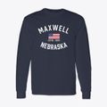 Maxwell Nebraska Patriot Classic Long Sleeve T-Shirt additional product view 1