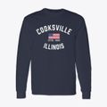 Cooksville Illinois Patriot Classic Long Sleeve T-Shirt additional view 1