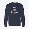 Box Oklahoma Patriot Classic Long Sleeve T-Shirt additional view 1