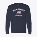 Miami Springs Florida Patriot Classic Long Sleeve T-Shirt additional view 1