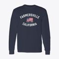 Farmersville California Patriot Classic Long Sleeve T-Shirt additional view 1