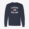 Fishers New York Patriot Classic Long Sleeve T-Shirt additional view 1
