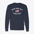 Notre Dame Hills Pennsylvania Patriot Classic Long Sleeve T-Shirt additional view 1